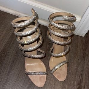 KENZY SPIRAL HEELED SANDAL